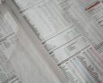 Finansavis på morgenbordet med aktiekurser og markedsnyheder